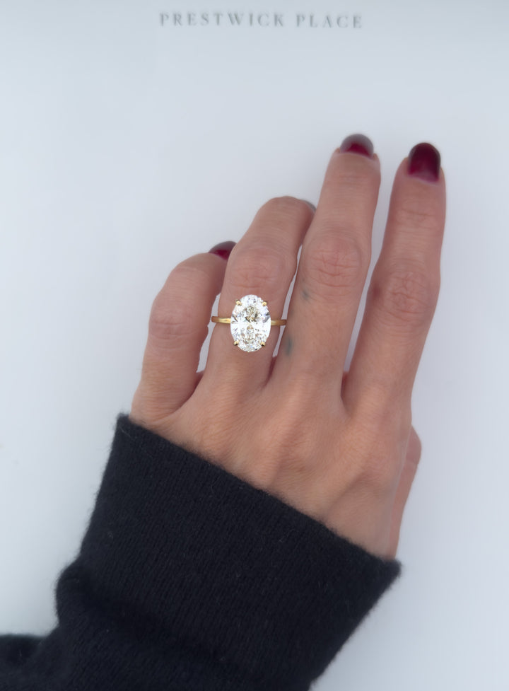 Oval 4.5ct Lab-Grown Diamond- VS1
