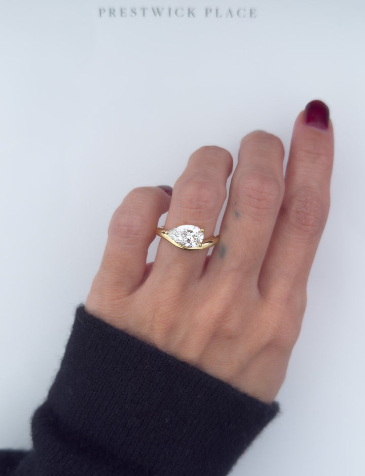 2.0ct Pear Wave - Lab Diamond