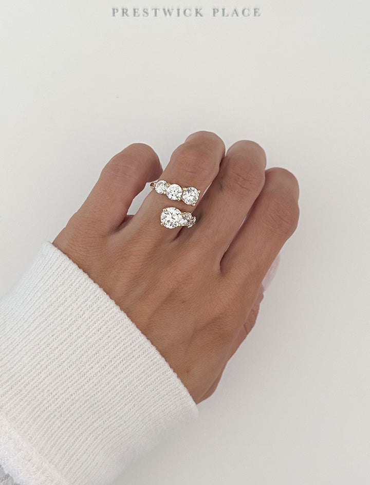 September Six-Stone Wrap 3.70ct - Lab Diamond