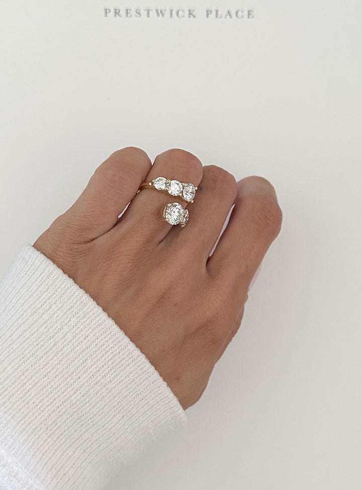September Six-Stone Wrap 3.70ct - Lab Diamond