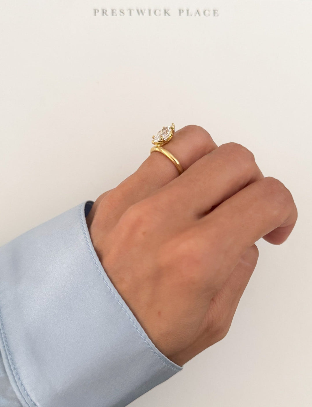Augustus Solitaire 1.60ct - Marquise Lab-Diamond