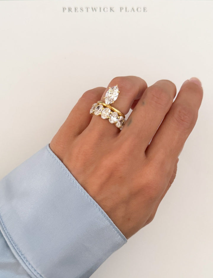 Augustus Solitaire 1.60ct - Marquise Lab-Diamond