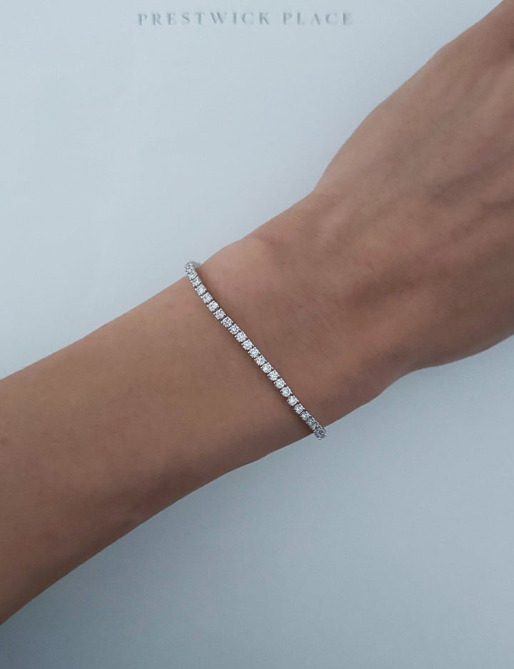 Lab Diamond Tennis Bracelet 3ct