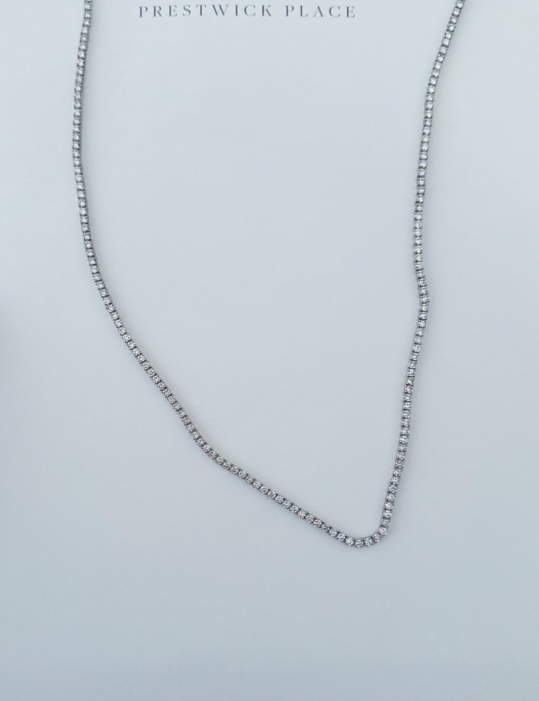 6.5ct Lab Diamond Tennis Necklace