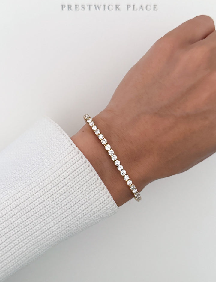 Lab Diamond Tennis Bracelet 5ct