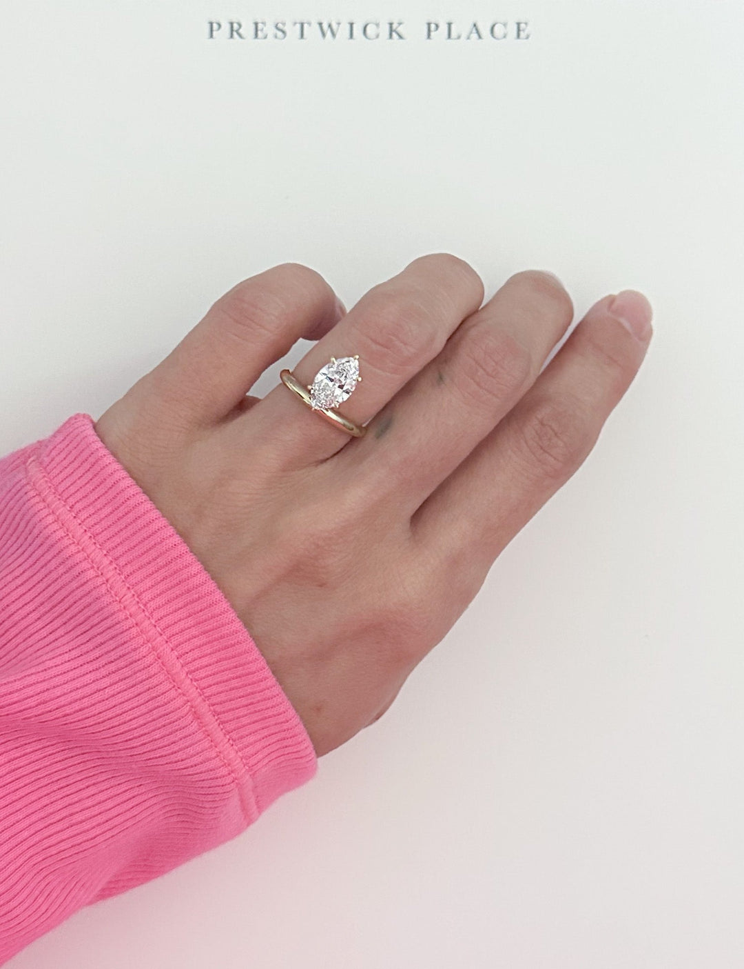 Augustus Solitaire 1.60ct - Marquise Lab-Diamond