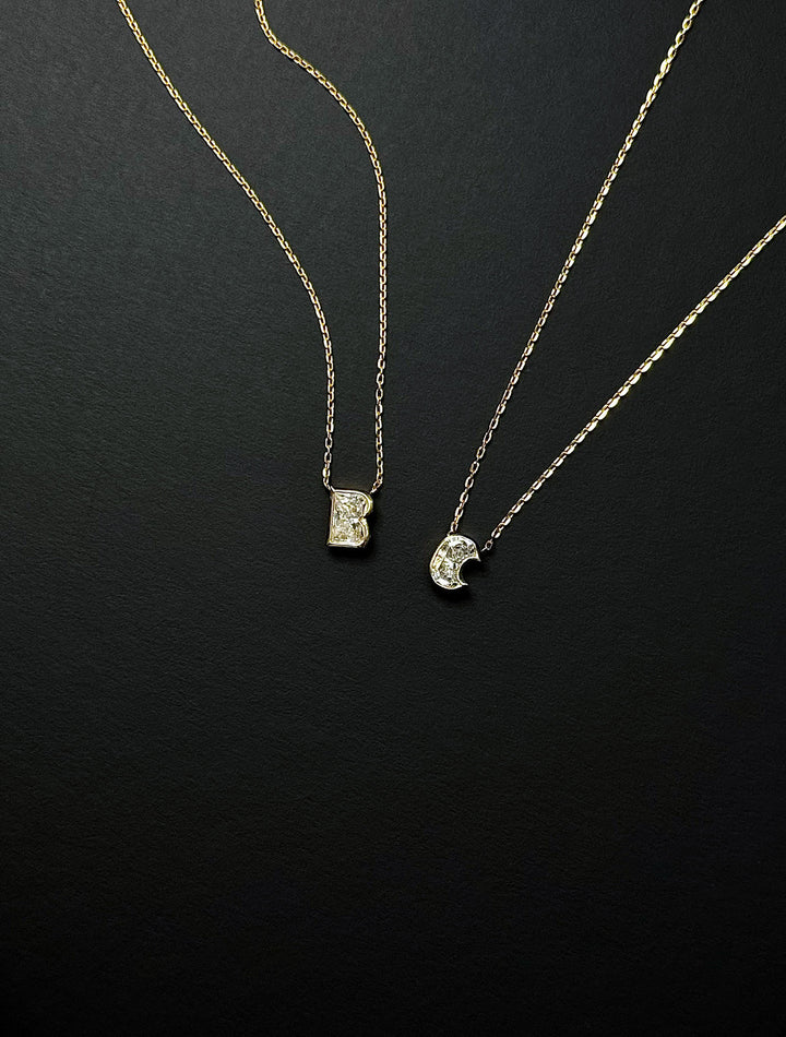 Alphabet Lab Diamond Pendant