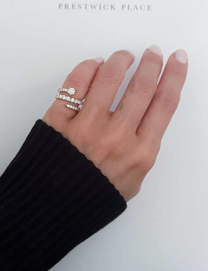 Phoenix Pinky Wrap 1.35ct - Lab Diamond