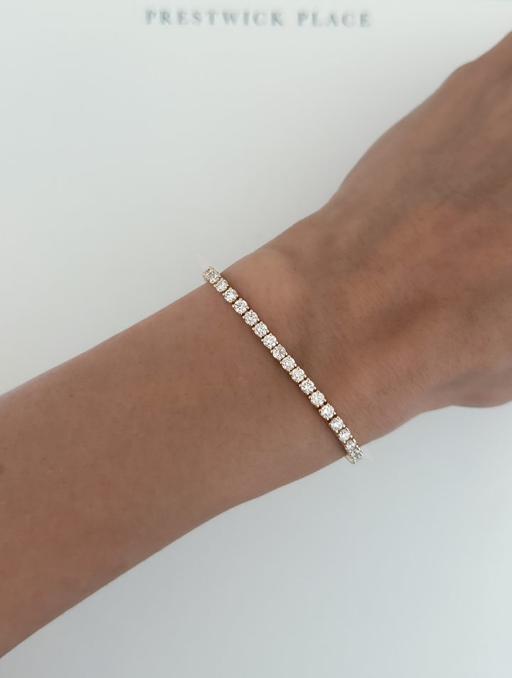 Lab Diamond Tennis Bracelet 5ct