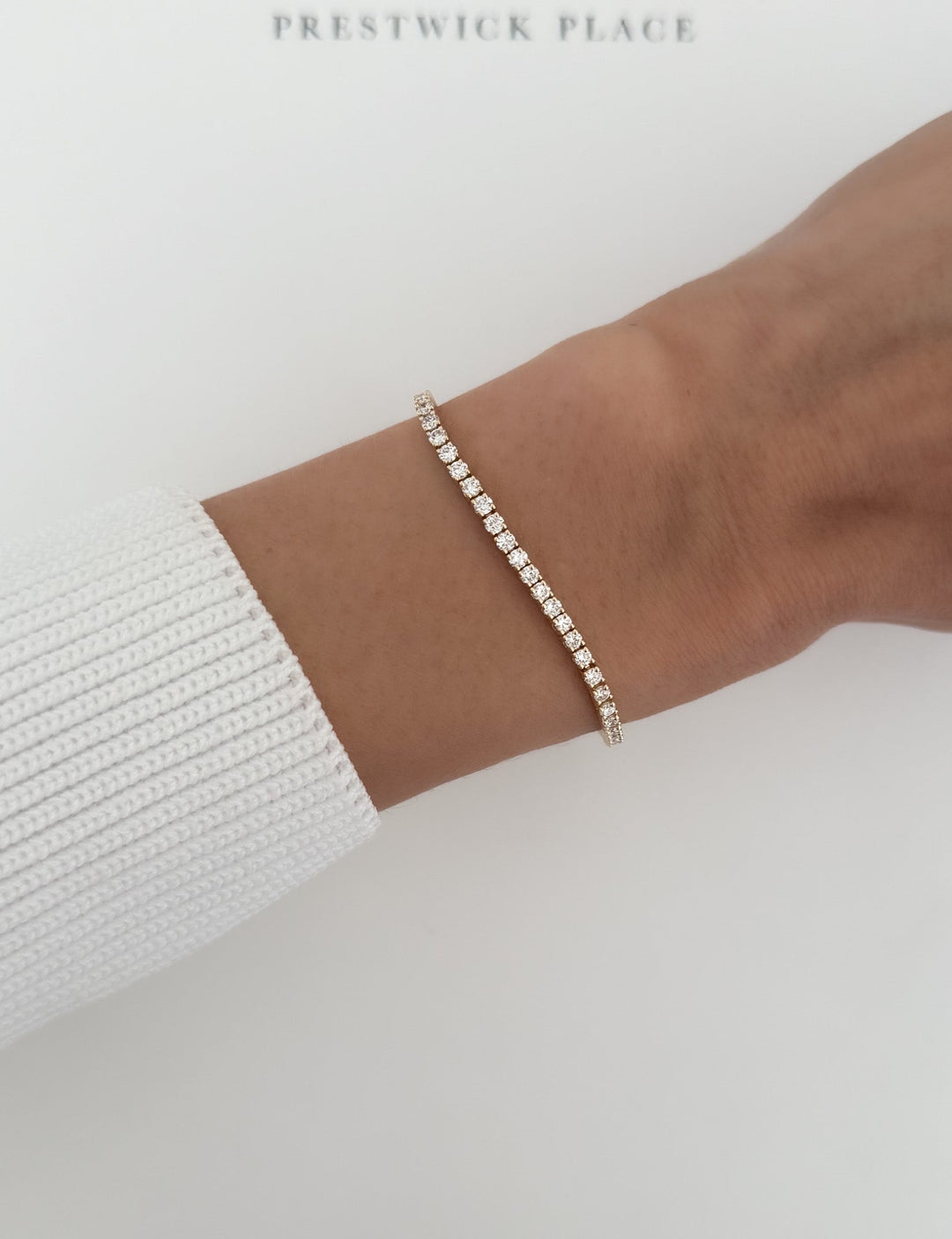 Lab Diamond Tennis Bracelet 3ct