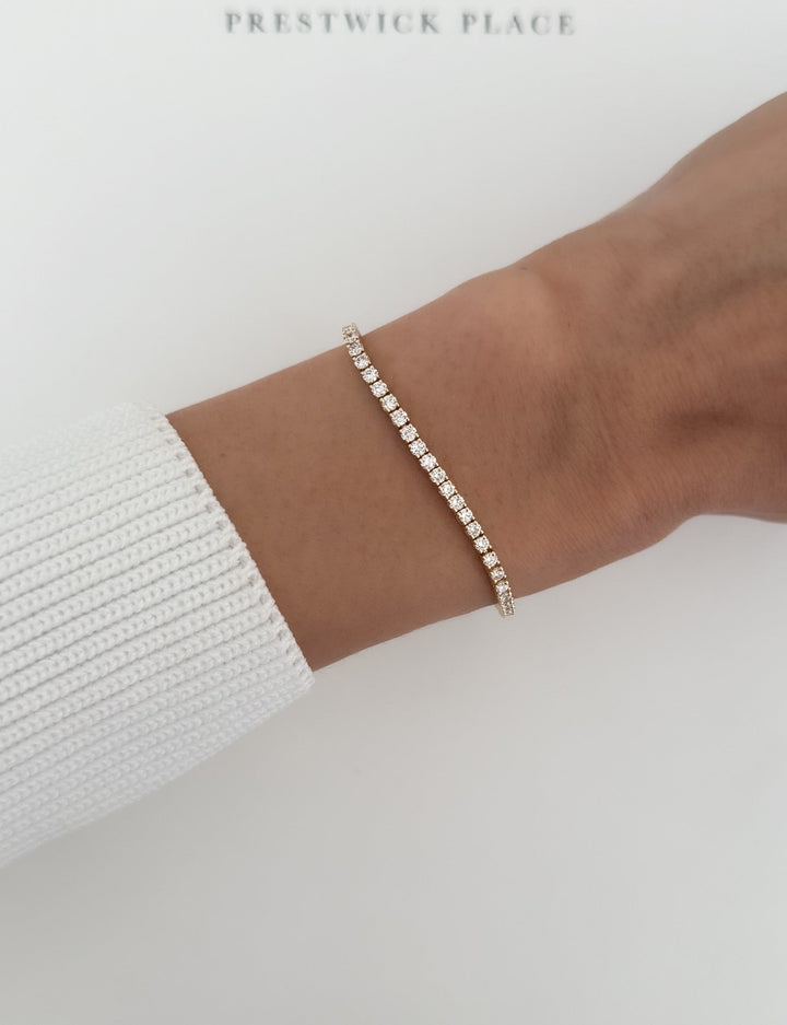Lab Diamond Tennis Bracelet 3ct