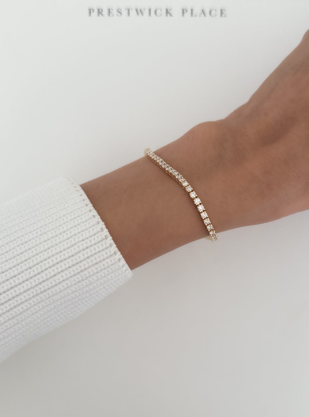 Lab Diamond Tennis Bracelet 3ct