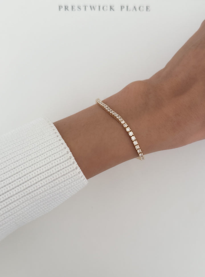 Lab Diamond Tennis Bracelet 3ct