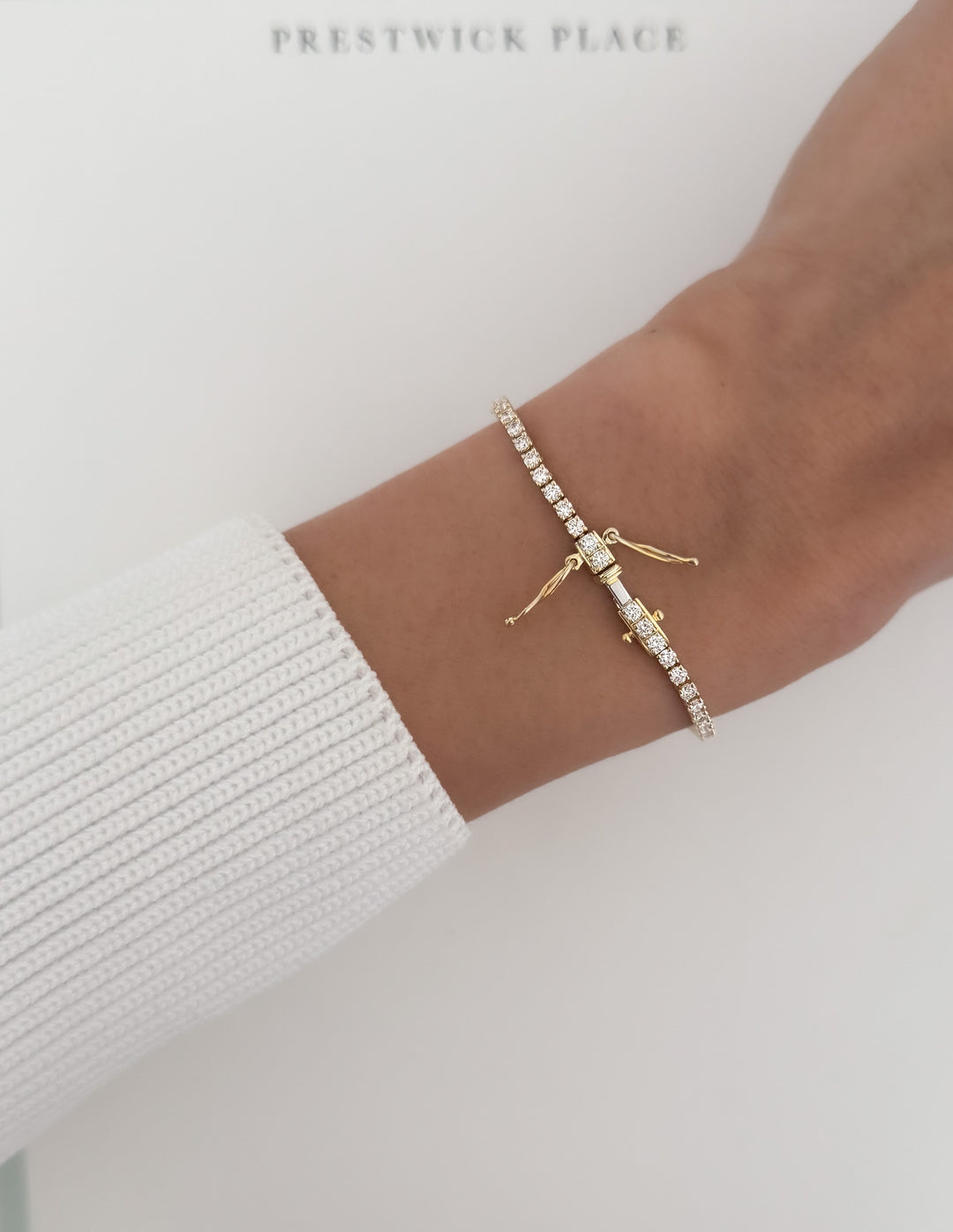 Lab Diamond Tennis Bracelet 3ct