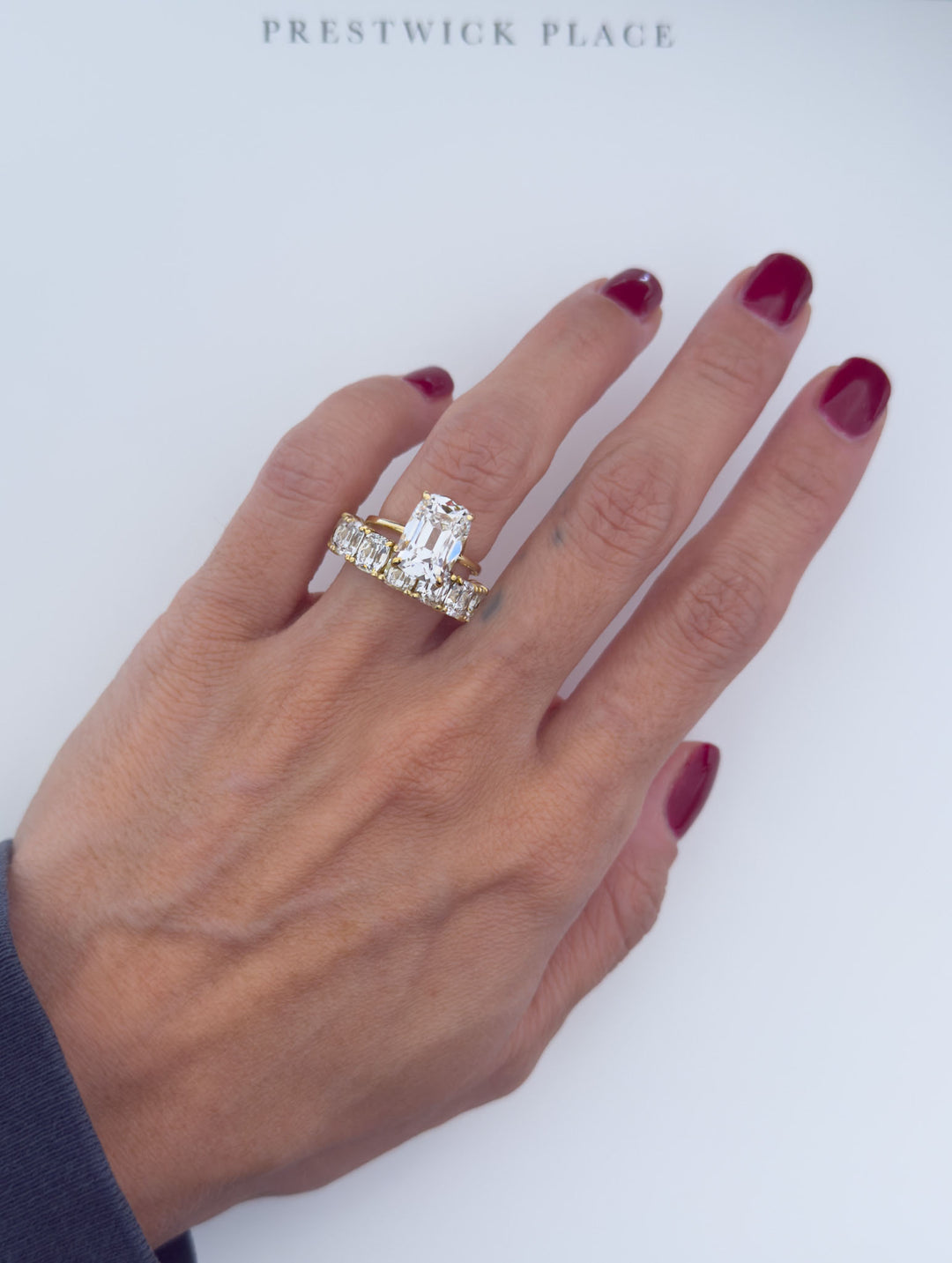 8.0ct Old Mine Eternity Band - Lab-Diamond