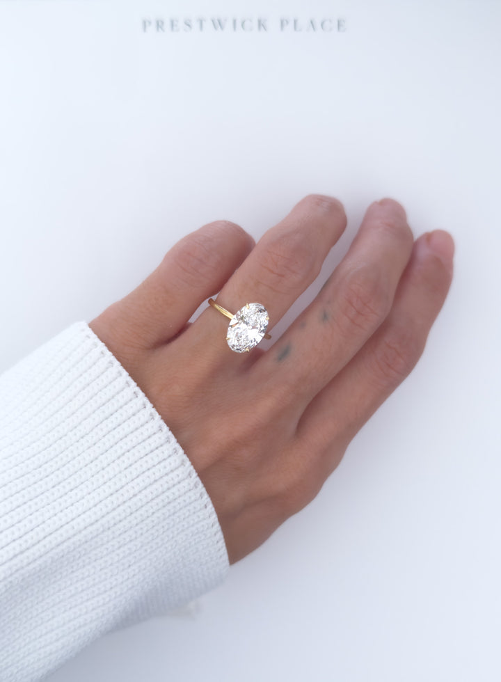 Oval 3.0ct Lab-Grown Diamond- VS1