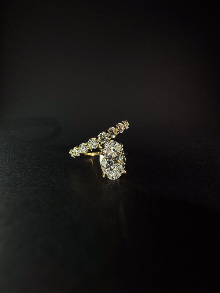 January Twist Ring 3.70ct - Lab-Diamond