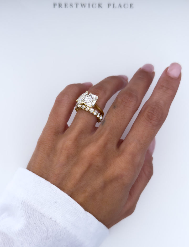 3.9ct Tokyo Two-Stone - Lab Diamond