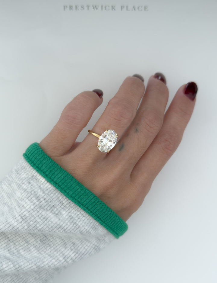 Oval 5.0ct Lab-Grown Diamond- VS1