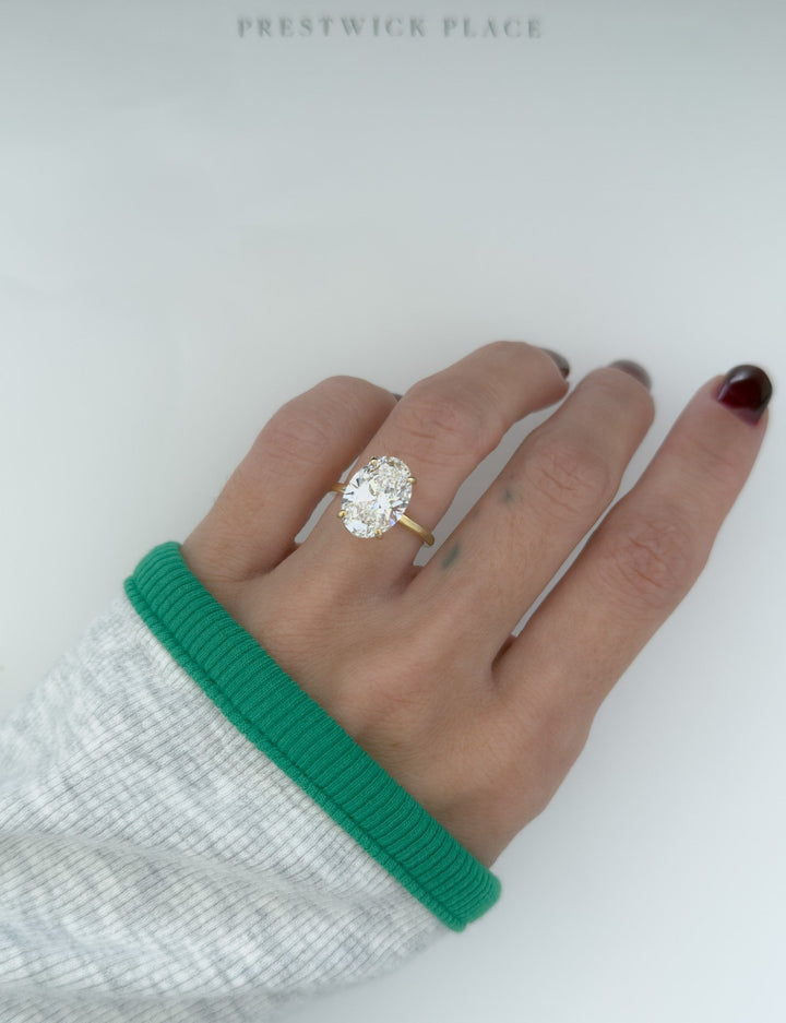 Oval 5.0ct Lab-Grown Diamond- VS1