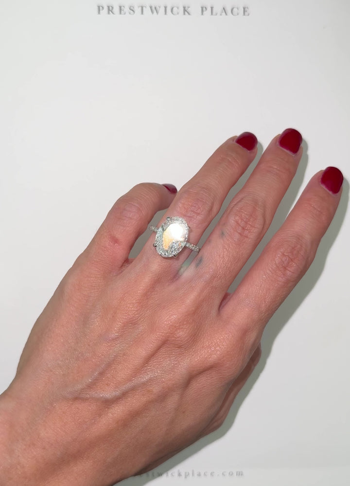Oval 6.0ct Lab-Grown Diamond- VS1
