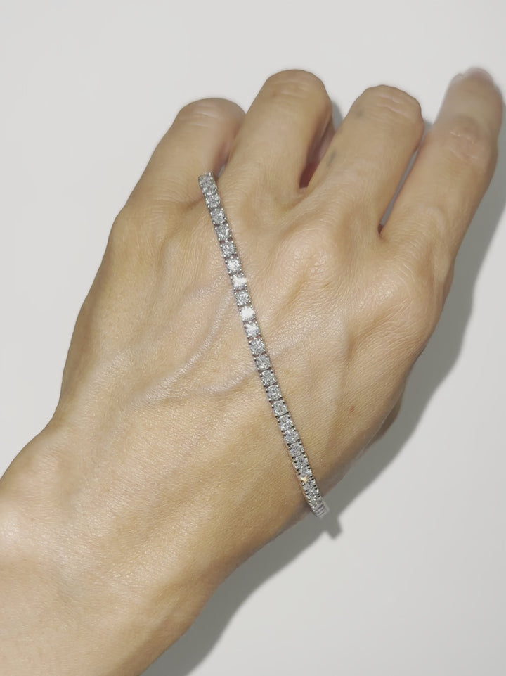 Lab Diamond Tennis Bracelet 5ct