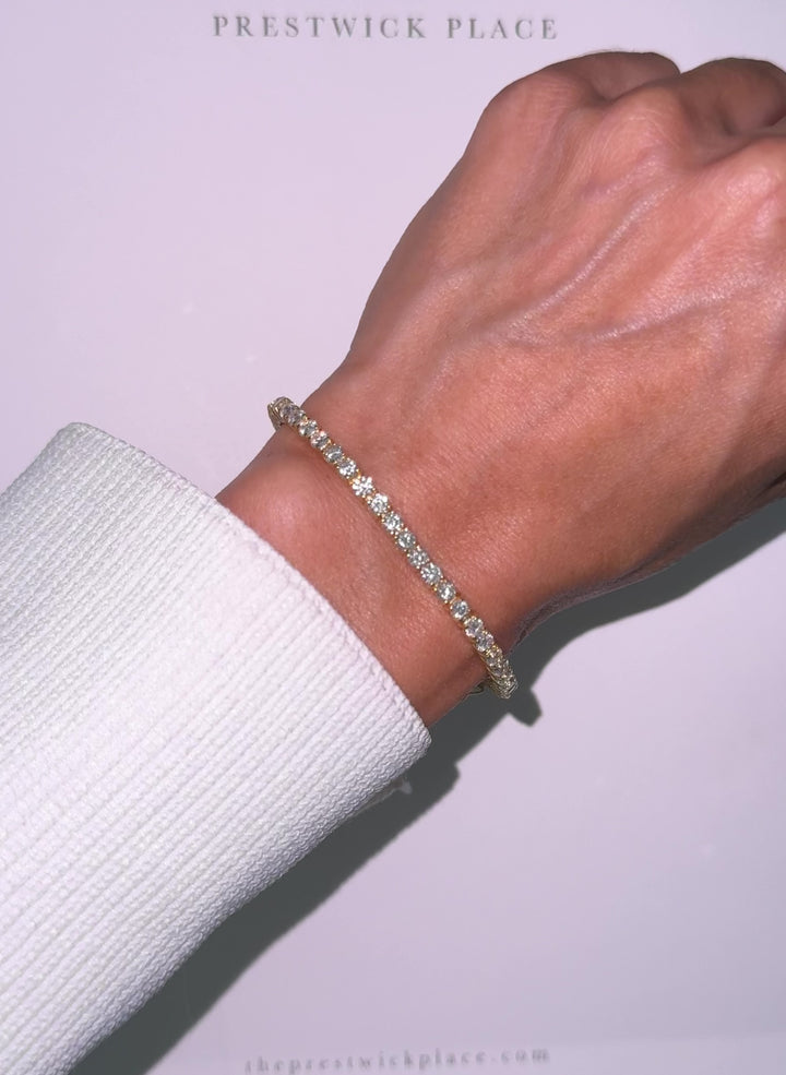 Lab Diamond Tennis Bracelet 5ct