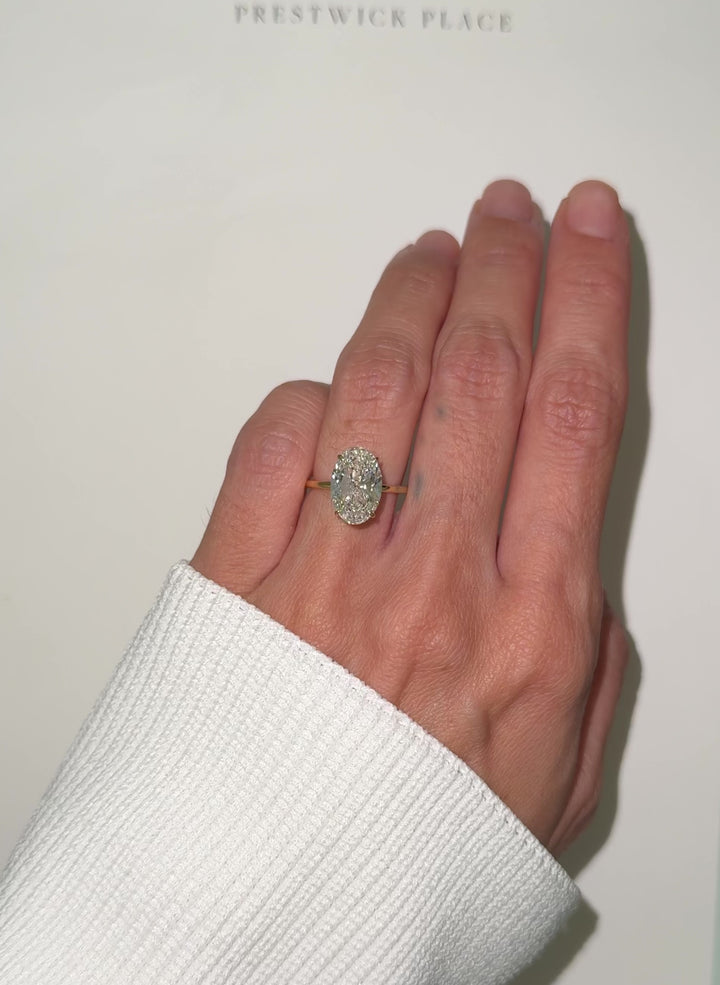 Oval 3.0ct Lab-Grown Diamond- VS1