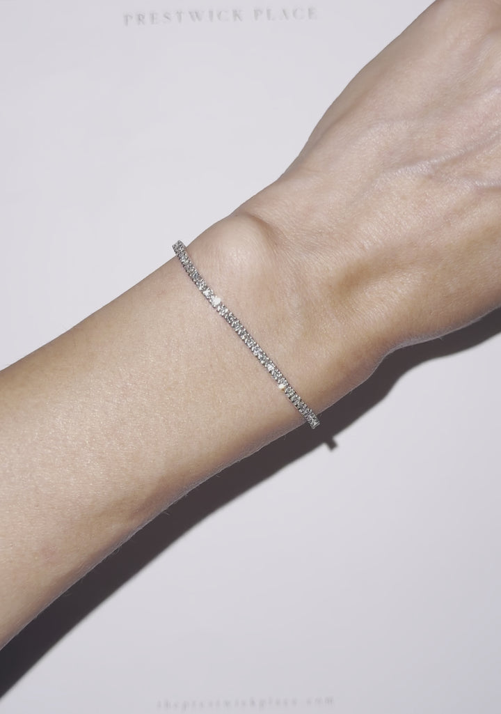 Lab Diamond Tennis Bracelet 2ct