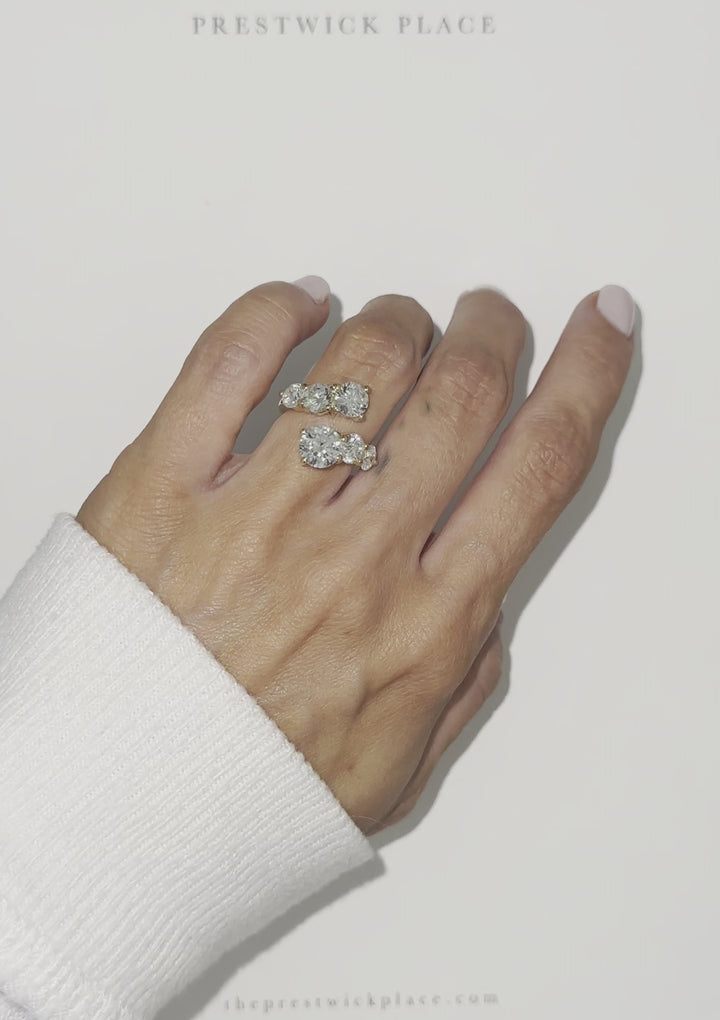 September Six-Stone Wrap 3.70ct - Lab Diamond