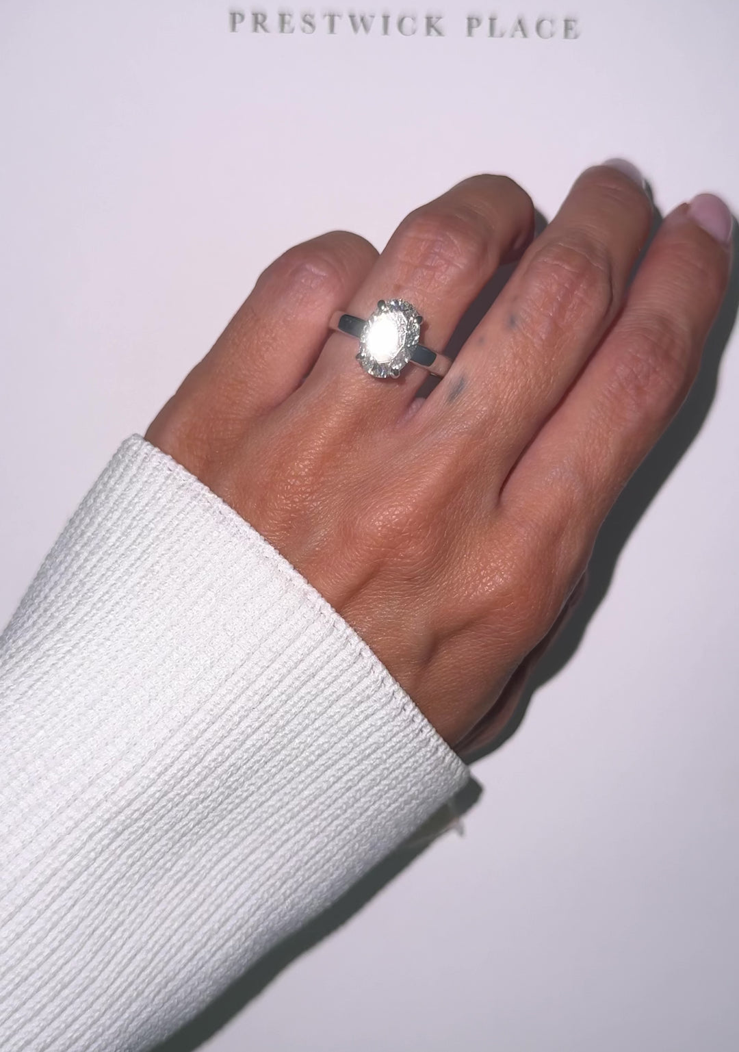 Oval 3.5ct Lab-Grown Diamond- VVS1