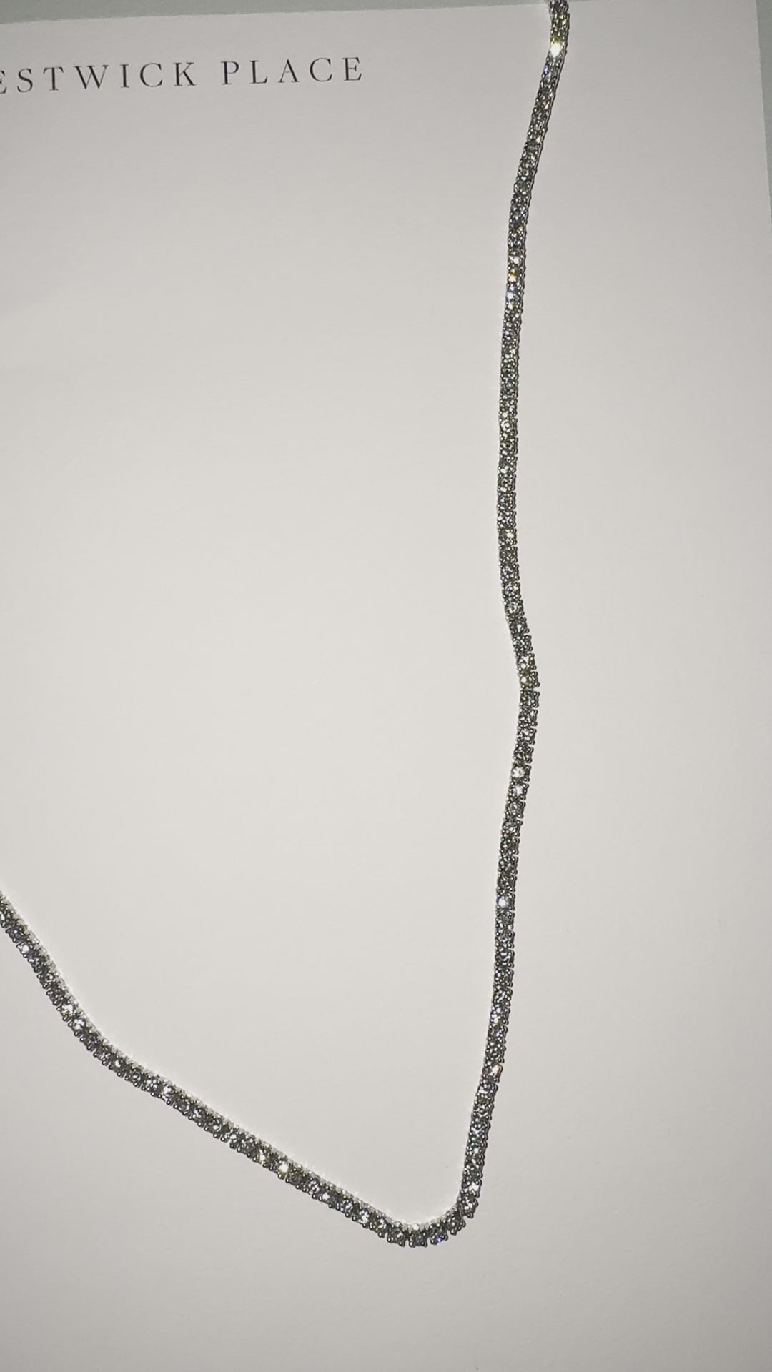 6.5ct Lab Diamond Tennis Necklace