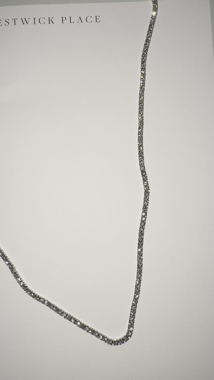 6.5ct Lab Diamond Tennis Necklace