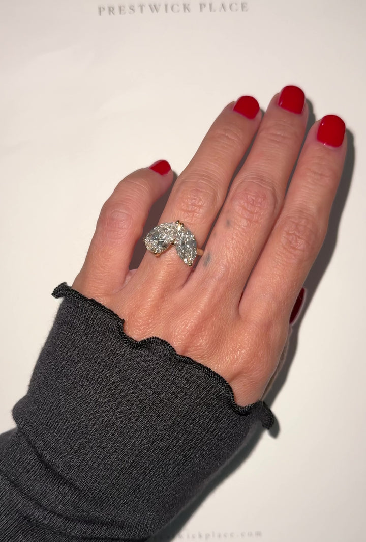 3.0ct Bumble B Two-Stone - Lab Diamond