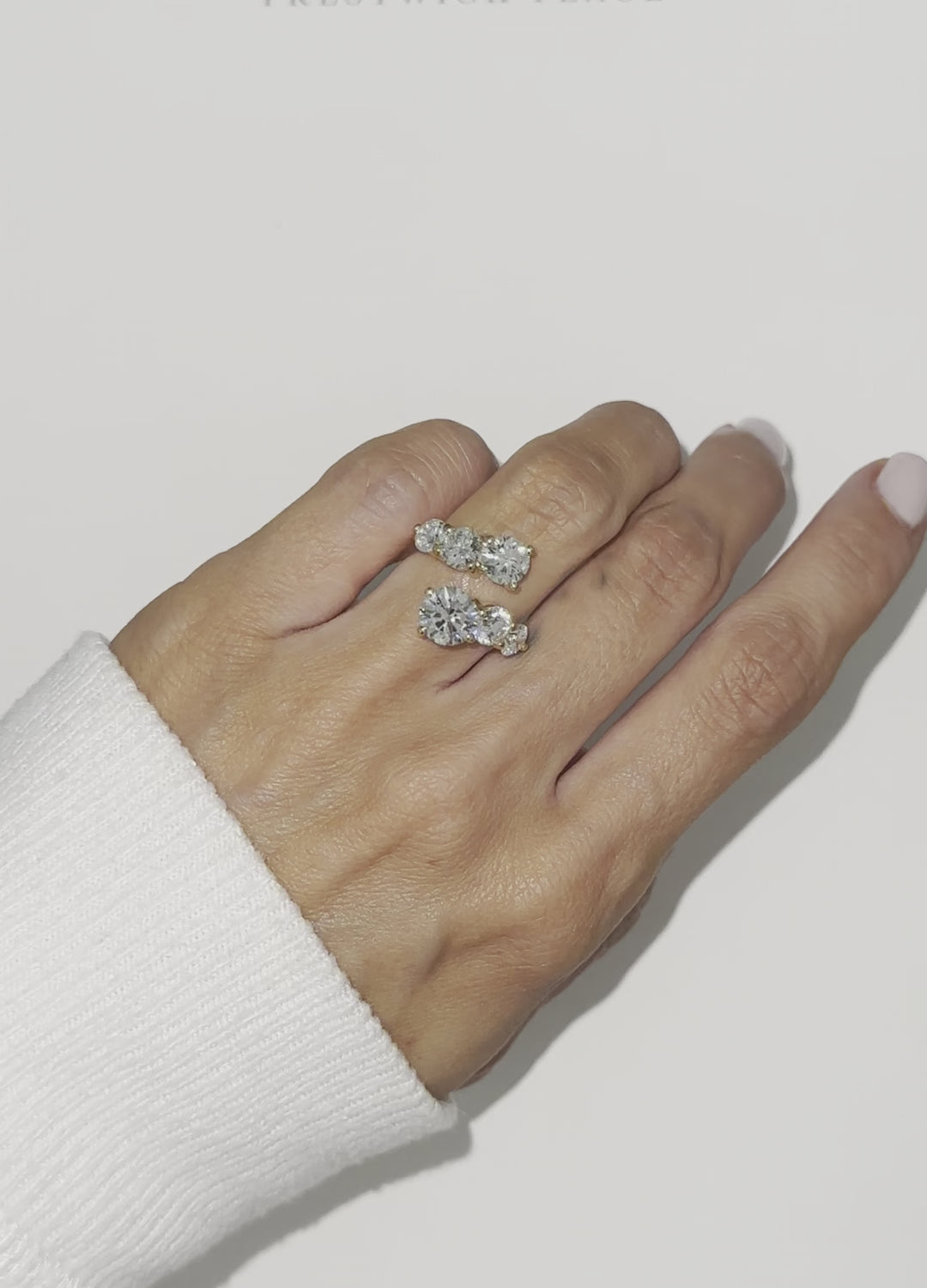 September Six-Stone Wrap 3.70ct - Lab Diamond