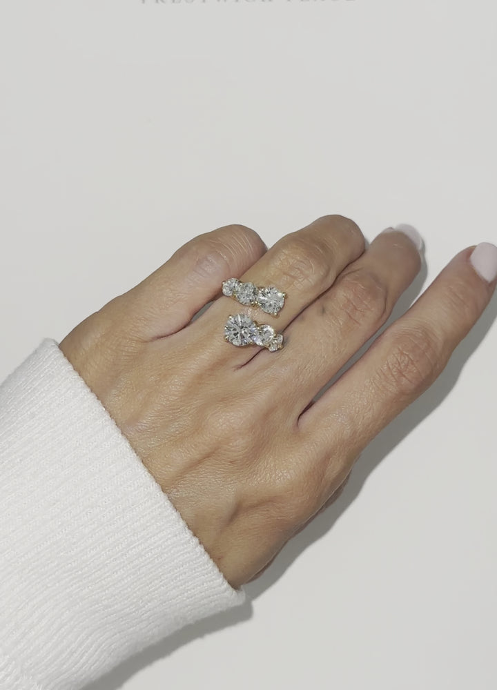September Six-Stone Wrap 3.70ct - Lab Diamond