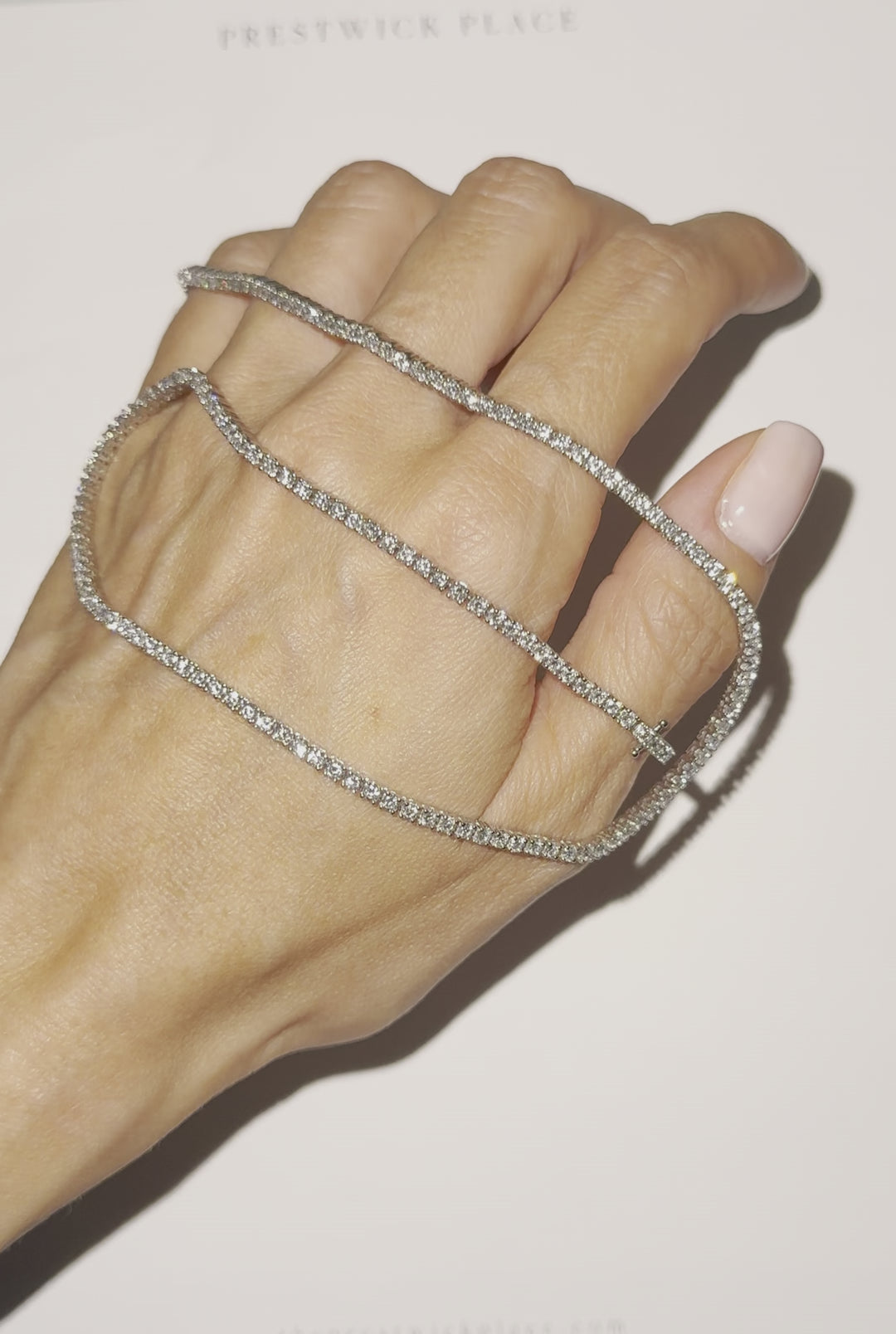 6.5ct Lab Diamond Tennis Necklace