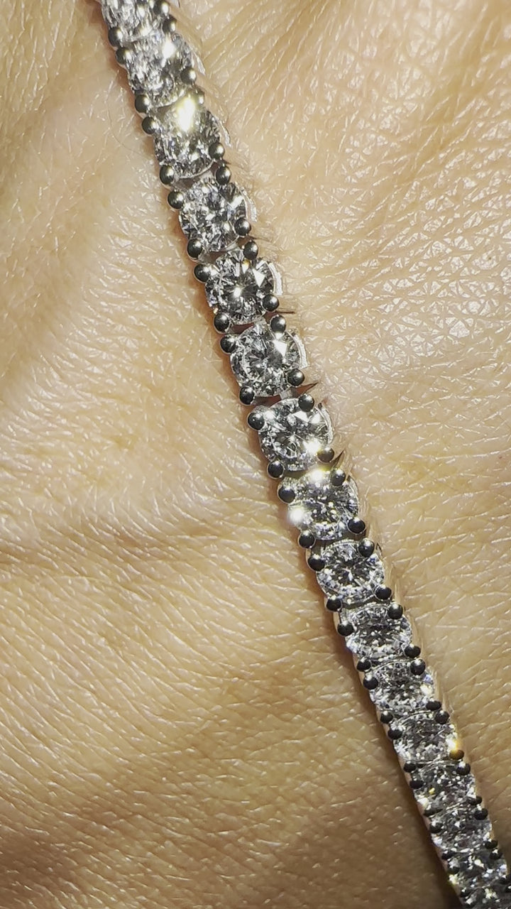 Lab Diamond Tennis Bracelet 5ct