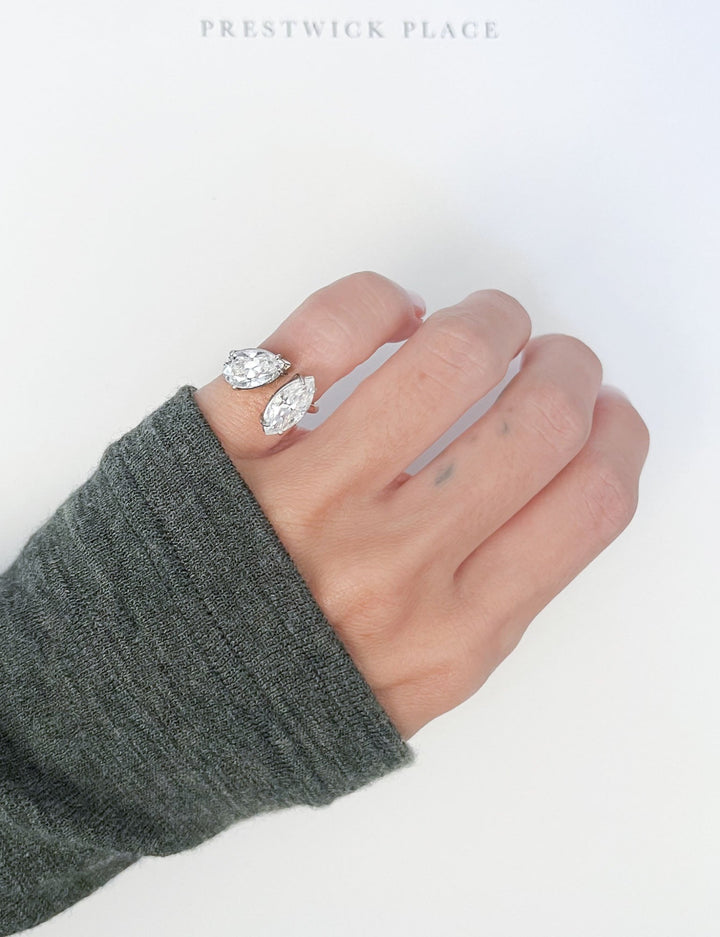 Chloe Two-Stone 3.90ct