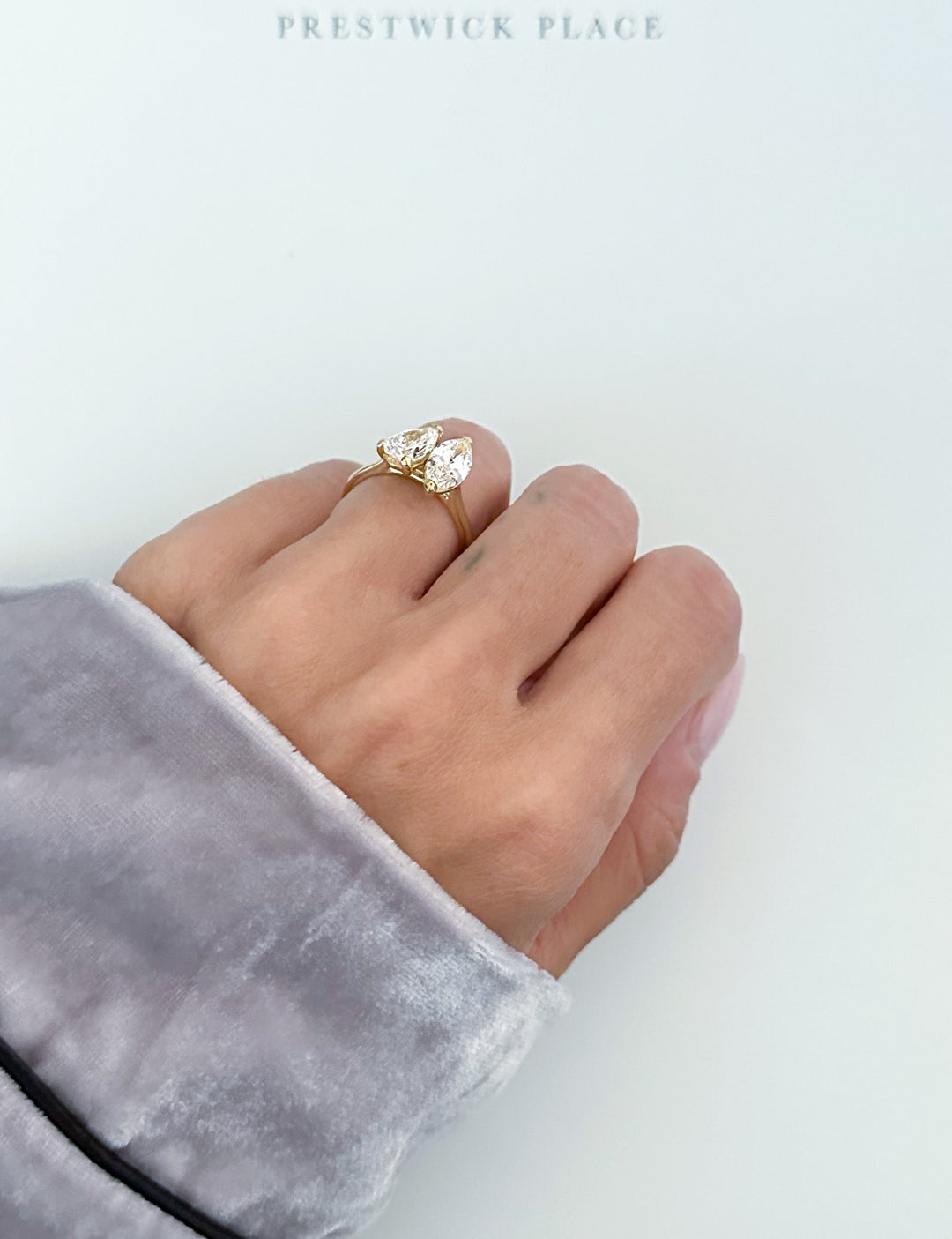 Lab-Diamond Chloe Two-Stone 2.00ct