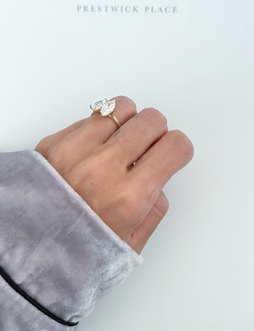 Lab-Diamond Chloe Two-Stone 2.00ct