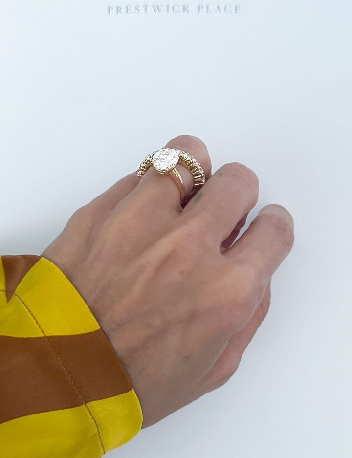 January Twist Ring 3.70ct - Lab-Diamond