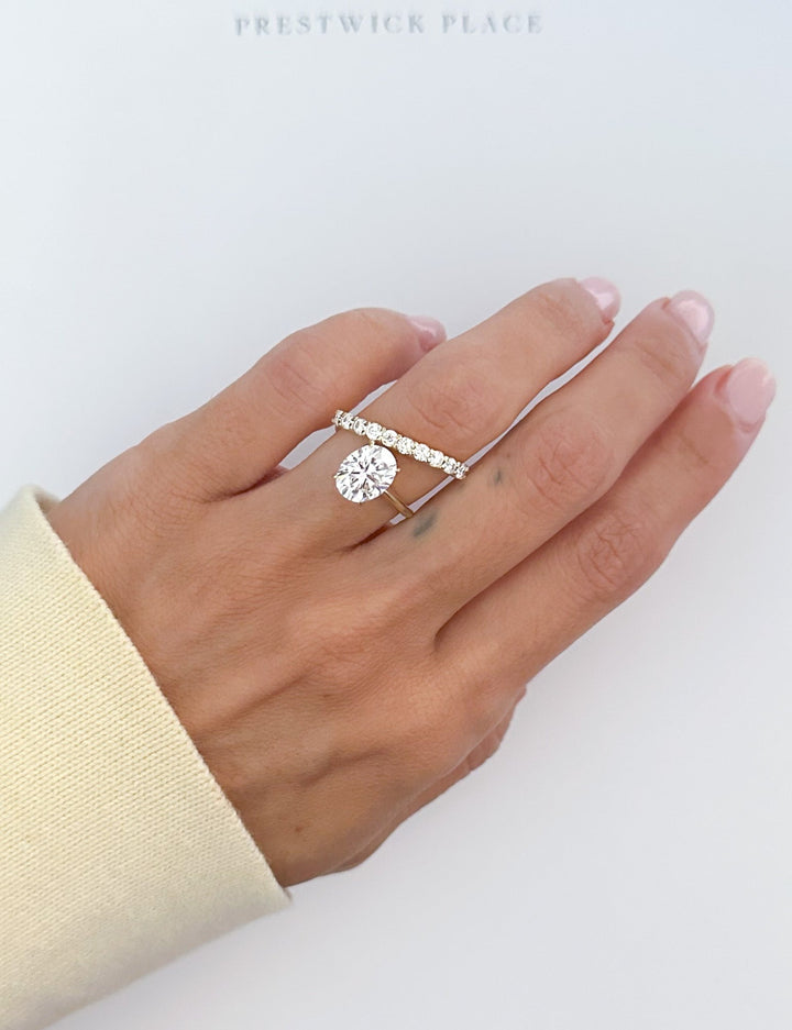 January Twist Ring 3.35ct - Moissanite