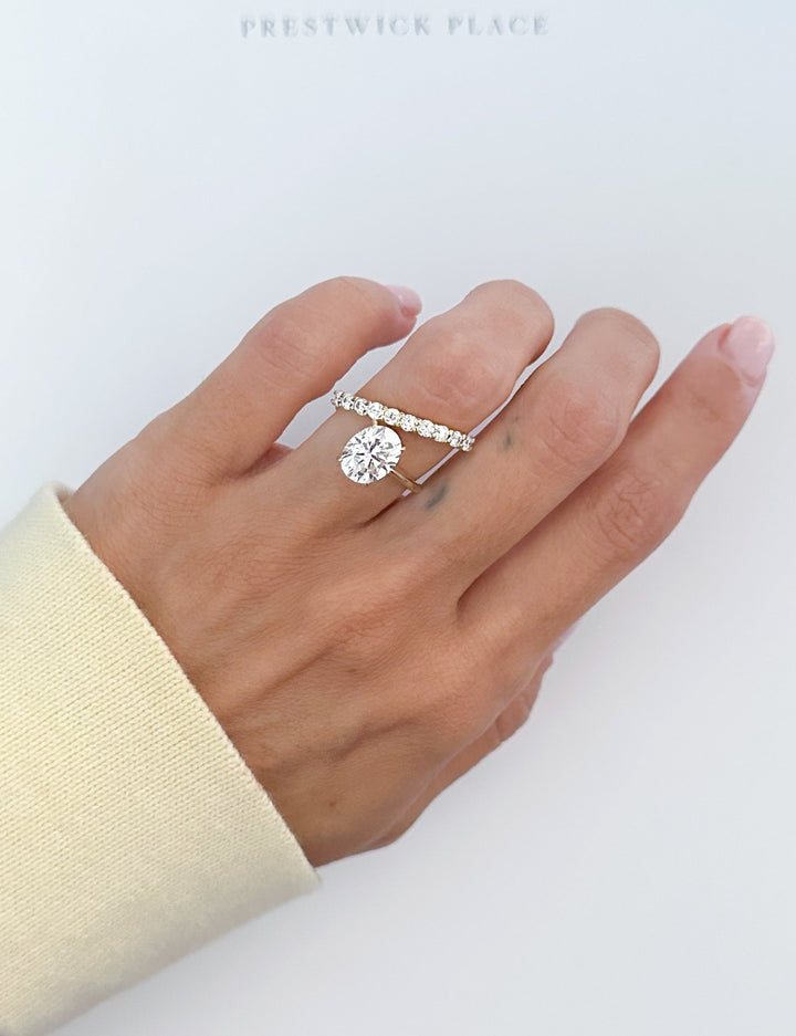 January Twist Ring 3.35ct - Moissanite