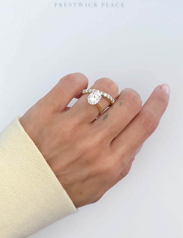 January Twist Ring 3.35ct - Moissanite