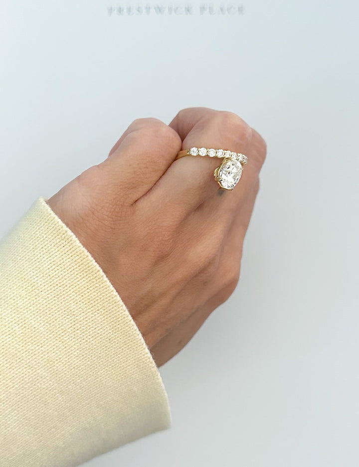 January Twist Ring 3.35ct - Moissanite