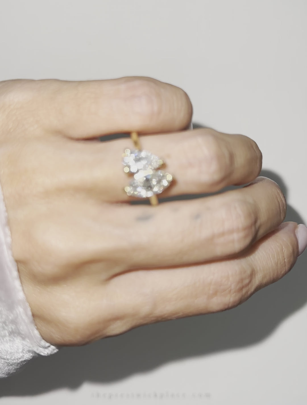 Lab-Diamond Chloe Two-Stone 2.00ct