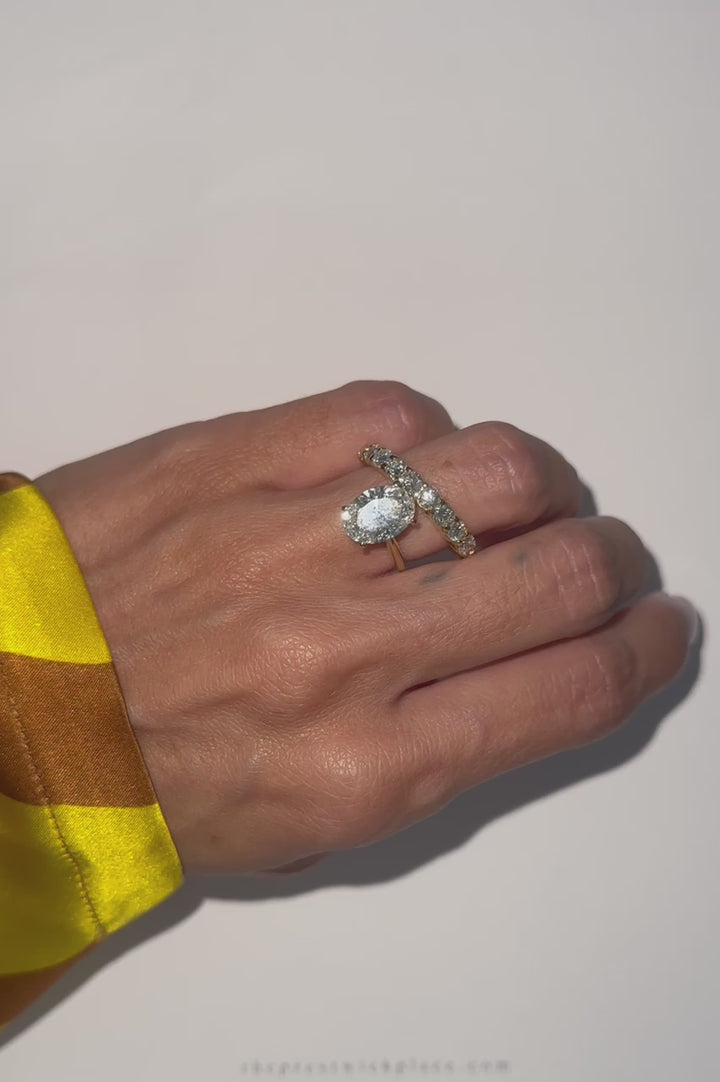 January Twist Ring 3.70ct - Lab-Diamond