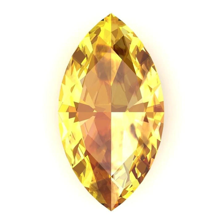 Marquise Cut Canary Yellow Sapphire