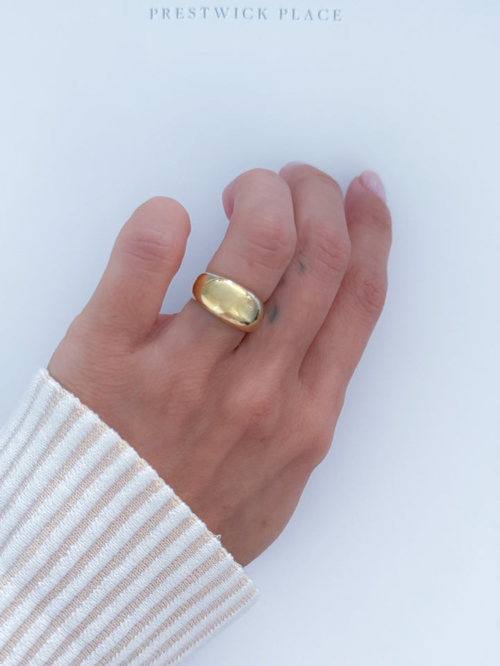 Dome Wedding Band